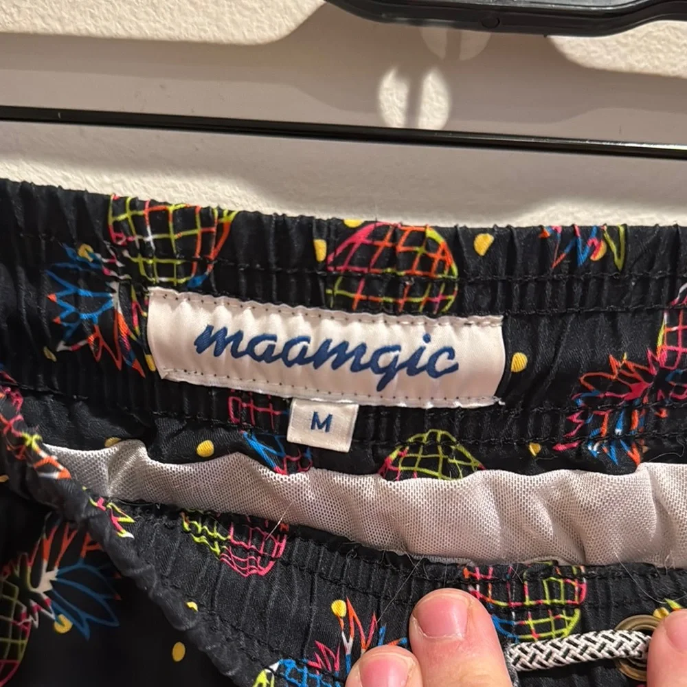 Maamgic M Swimming Trunks Men's Pineapple Board Shorts‎